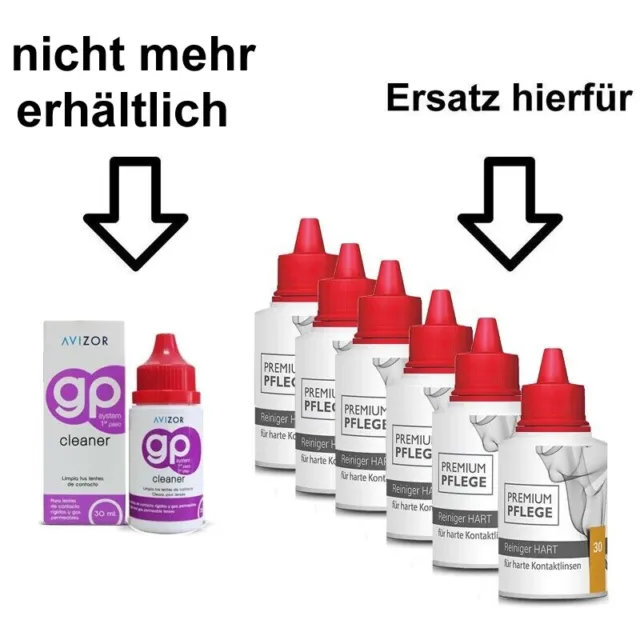 Ersatz für Avizor GP Cleaner nicht m. lieferbar Premium Pflege Hart 1- 6 x a30ml