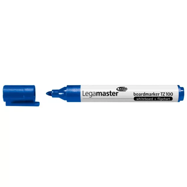 Legamaster TZ 100 Whiteboard- und Flipchart-Marker blau 1,5 - 3,0 mm, 10 St.