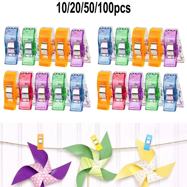 Clips à coudre 2,7 x 1 x 1,5 cm clips tissu à coudre pinces pour reliure à co