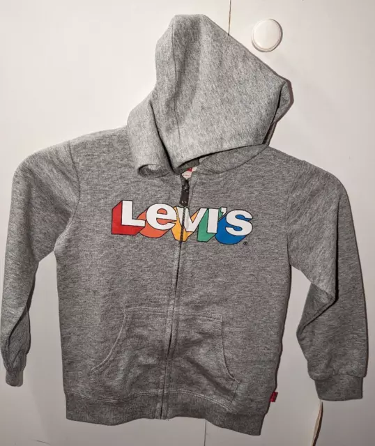 Levi’s Grey Hoodie Size 3 Infant Age 3 Hoody New Tags