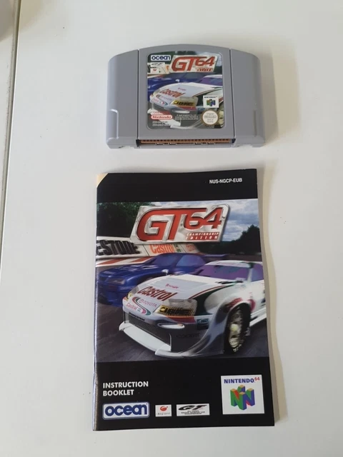 NINTENDO 64 N64 Game Cartridge And Manual - GT64 Championship Edition £ ...