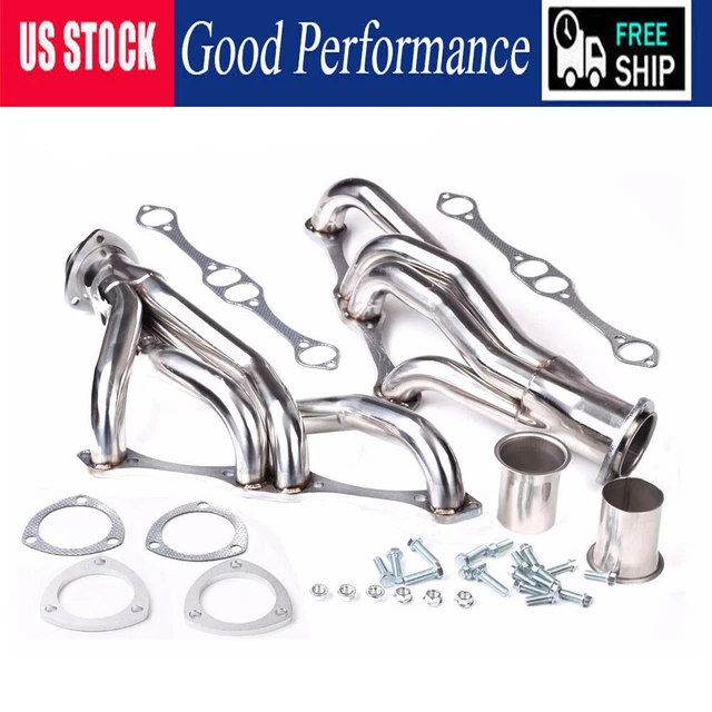 Shorty Manifold Header For Chevrolet Small Block 262 265 267 283 302 V8 Engine
