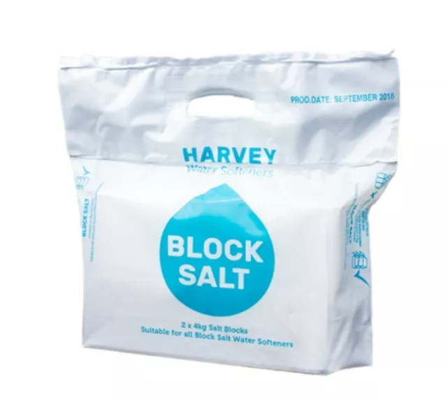 COLLECTION ONLY 10 Packs Harveys Block Salt for water softener