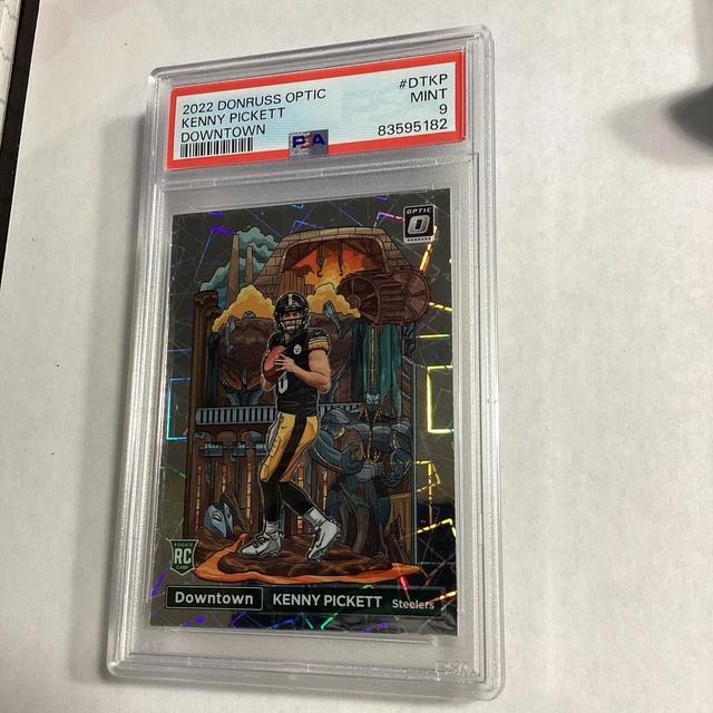 2022 DONRUSS OPTIC Kenny Pickett Downtown PSA 9 MINT RC DTKP Steelers