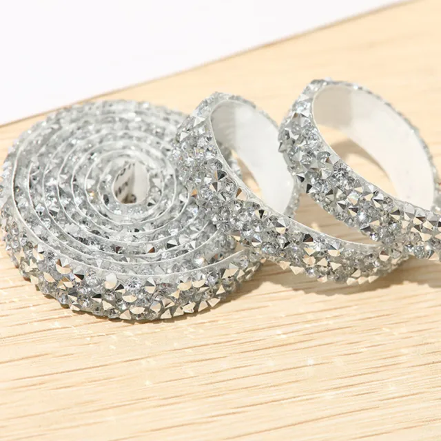 1Yard Sewing Crystal Hot Fix Rhinestone Tape Crystal Iron On DIY Appliques Decor