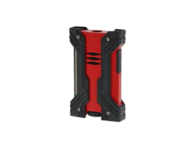 Briquet S.T. Dupont Défi XXtreme, Rouge/Black, Double flamme, 021601
