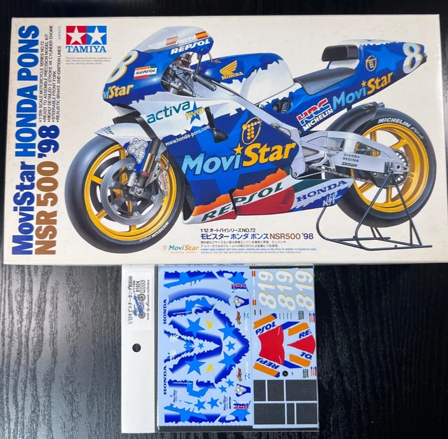 TAMIYA 1/12 MOVISTAR Honda Pons NSR500 '98 WGP500 #14072