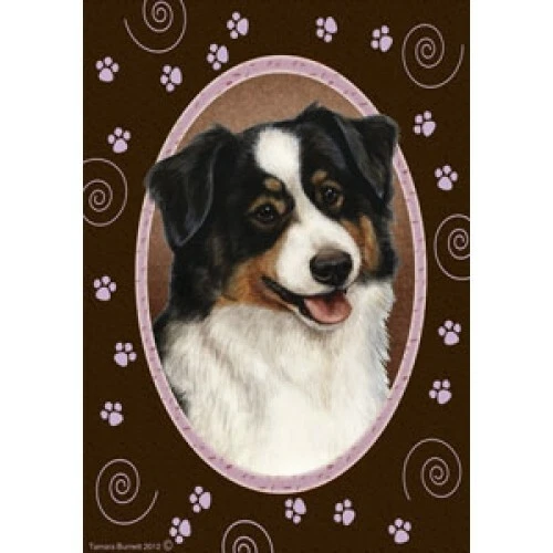 Paws Garden Flag - Tri Australian Shepherd 173531