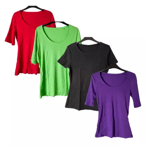 High Street Tops with Scoop Neckline 3/4 Sleeve Assorted Size 10 to 24