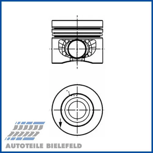 NEU - KOLBENSCHMIDT 40558620 Kolben für AUDI SEAT SKODA VW