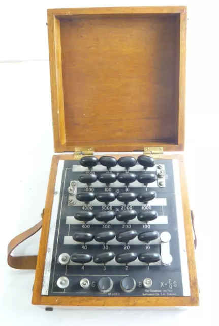 Cambridge and Paul Instrument Company Ltd Resistance Bridge Wheatstone Boxed #Z4 Cambridge and Paul Instrument Company Ltd Resistance Bridge Wheatstone Boxed #Z4