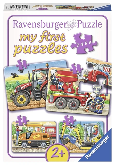 RAVENSBURGER - BOÎTE de 4 Puzzles de 2,4,6,8 Pièces Mon premier puzzle RAVENSBURGER - BOÎTE de 4 Puzzles de 2,4,6,8 Pièces Mon premier puzzle