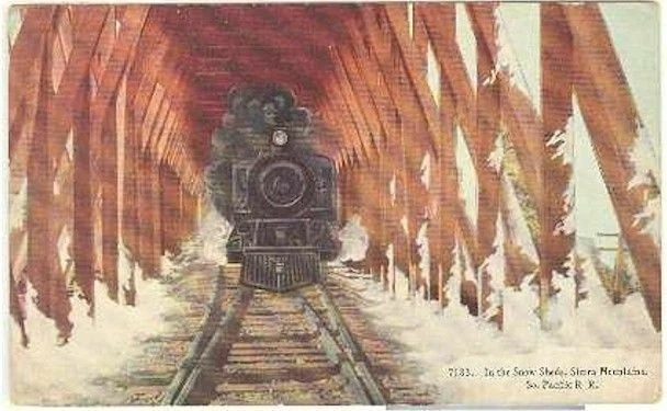 pc5304 postcard Southern Pacific RR Sierra Mountain
