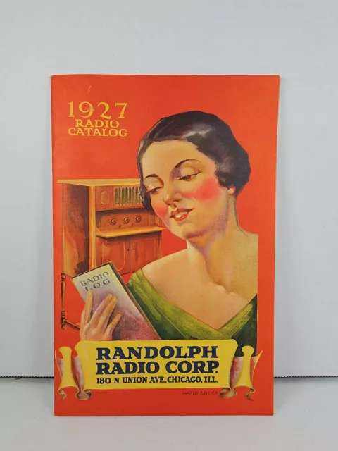 Rare Vintage 1927 Randolph Tube Radio Corp Chicago Catalog Parts 1920’s Ephemera