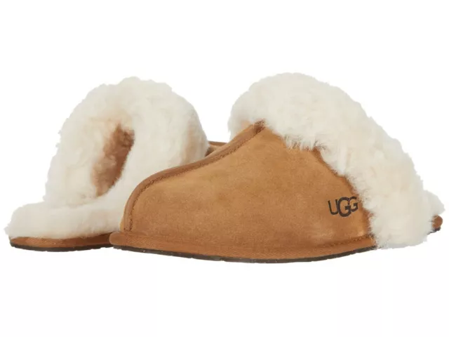 Women's Shoes UGG SCUFFETTE II Water Resistant Slide Slippers 1106872 CHESTNUT