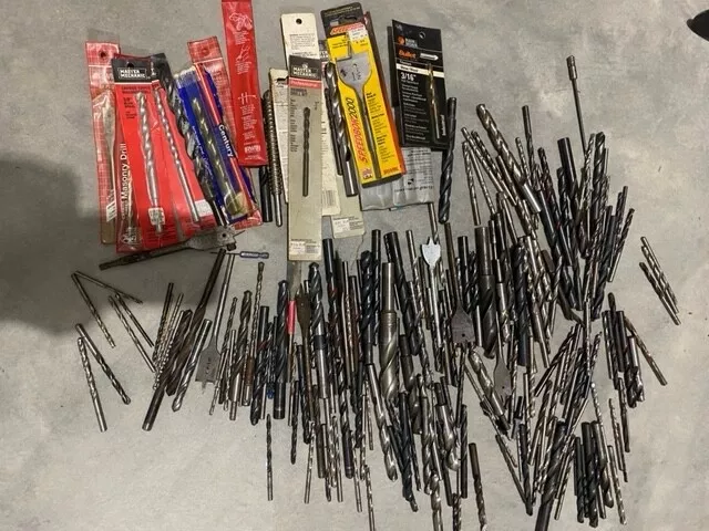 Lot of Misc Drill Bits New and Used 12 lbs +