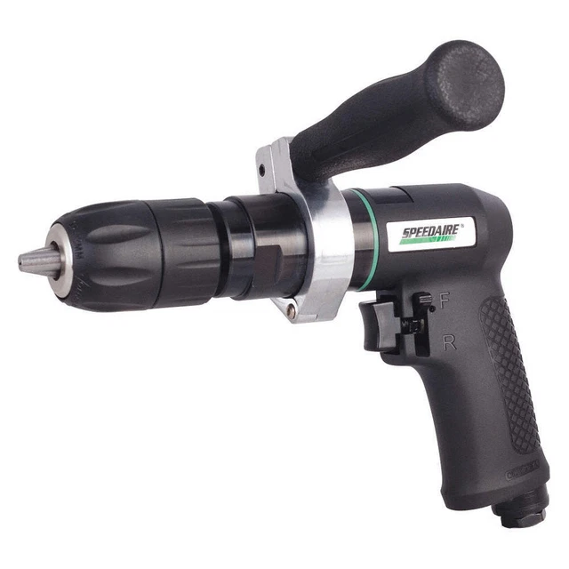 Taladro SPEEDAIRE 21A76, accionado por aire, empuñadura de pistola, 1/2 in
