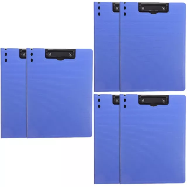 Set of 3 Folder Portable Clipboards A4 File Folders Vertical Section