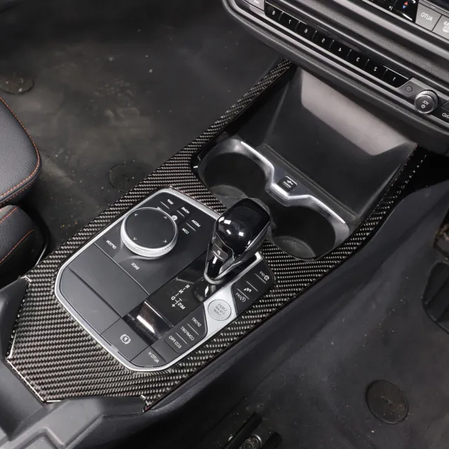 Kohlefaser Stil Schaltknauf Kappe Gear Knob cover fit für Benz GLB