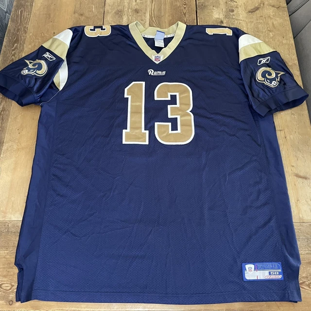 4XL Vtg Stitched Reebok DRE BLY #32 Detroit Lions Jersey Mens XXXXL Blue