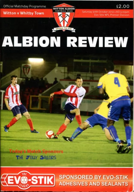 A20 Witton Albion v Whitby Town 20/10/12 Northern Premier Division