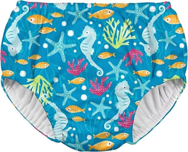 i play. by Green Sprouts Boys' Pull-up Reusable Absorbent Swim Diaper - 6 MONTH