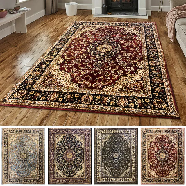 Extra Large Traditional Rugs Non Slip Hallway Runner Living Room Bedroom Carpet