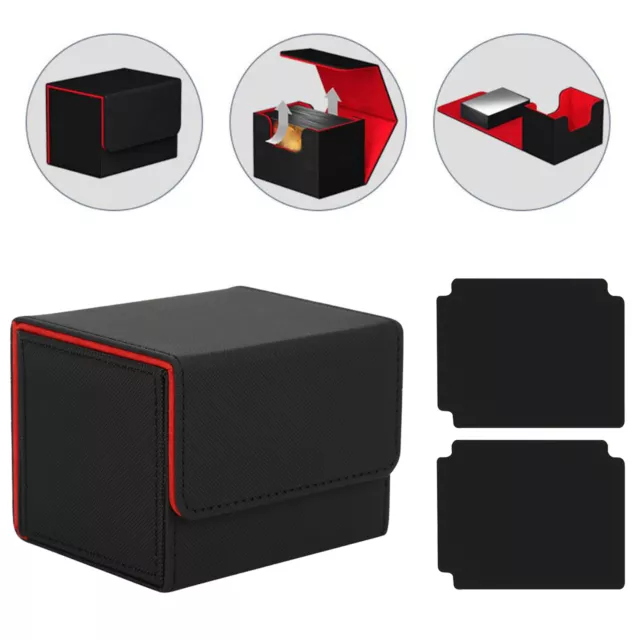 Game Trading Card Holder PU Box Board Card Deck Case Storage Box Kits Durable UK