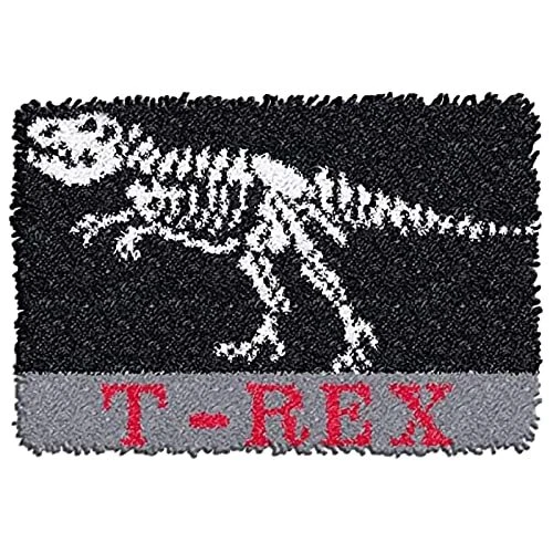 Kits de gancho de pestillo para adultos niños 3D patrón de dinosaurio impreso lona T-REX