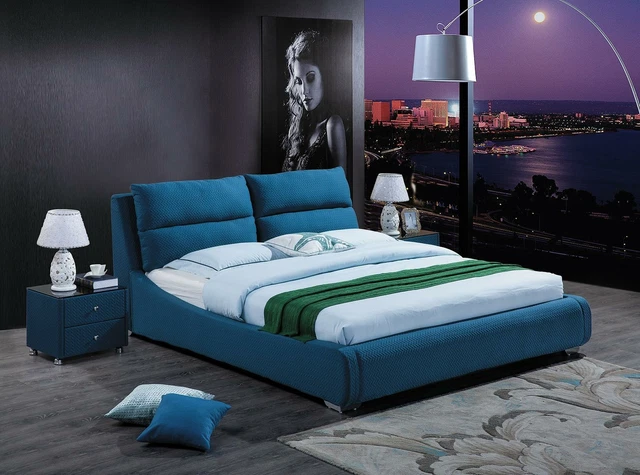 Lit Jeune Lit Coffre 140x200 Cm Lit Double Rembourrage Doux En Cuir PU Led Reglable Rose 91824763