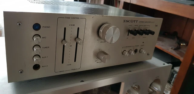 Ampli Hifi SCOTT A 407 - Puissance 2 Canaux, Entrées Multiples, Parfait état