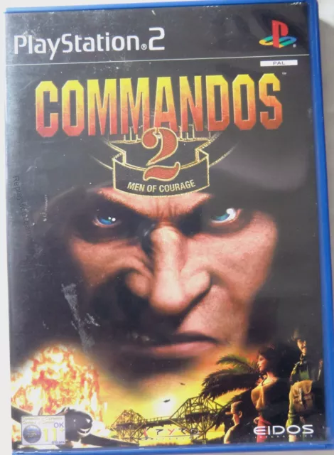 65119 Commandos 2 Men Of Courage - Sony PS2 Playstation 2 (2002) SLES 50859