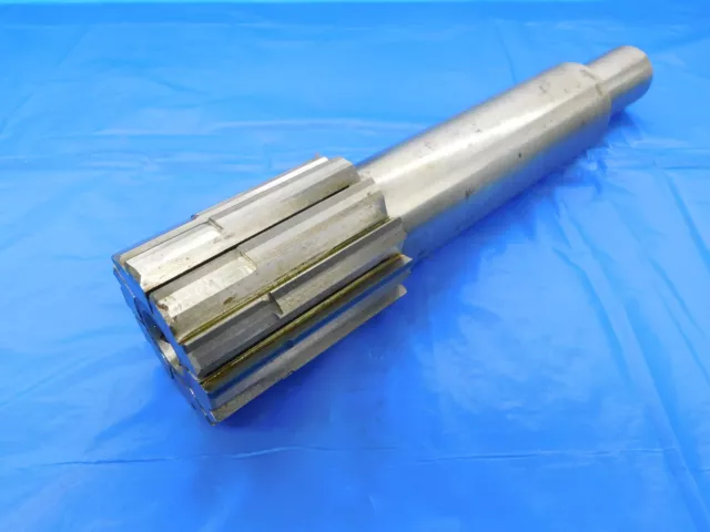 About 2 3/8 Od Hss Carbide Tipped Adjustable Expansion Reamer 1 1/4 Shank 12 Fl