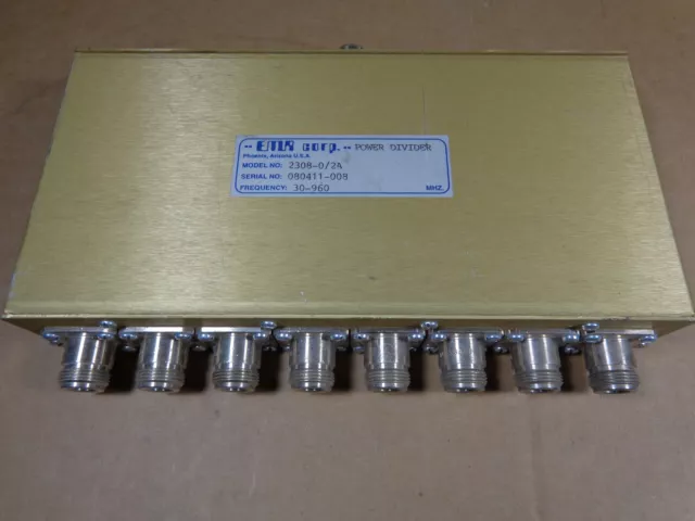 EMR 2308-0/2A Radio Repeater 8 port Power divider 30-960mhz VHF UHF 700/800/900