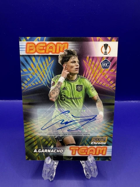 その他 2023 Topps Chrome Garnacho RC Auto 2023-24 Topps Chrome UEFA Alejandro Garnacho Future Stars