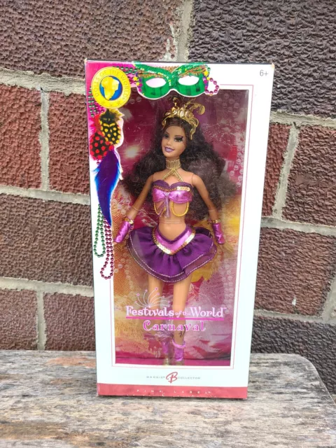 CARNIVAL BARBIE DOLL from the Festivals of the World Pink Label 2005 $75.69  - PicClick AU