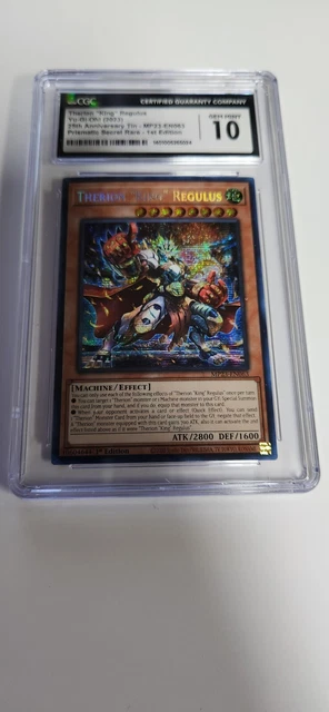 Yu-Gi-Oh! Karte 'Therion King Regulus' – Prismatic Secret Rare, 1. Auflage, MP23-EN063