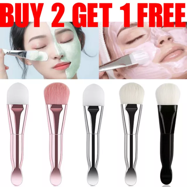 Facial Mask Applicator Silicone Brush Face Mud Mixing Cosmetic Makeup Tool