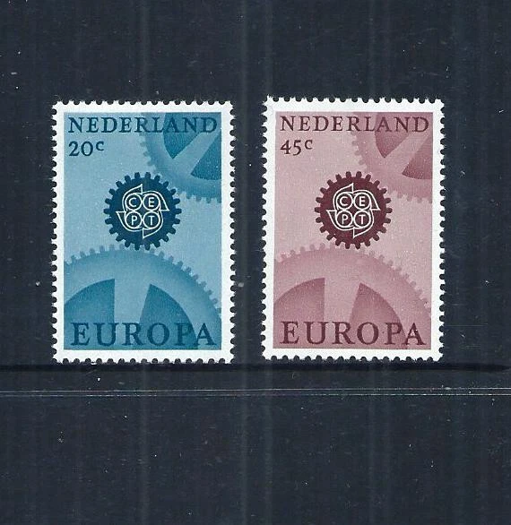 NETHERLANDS _ 1967 'EUROPA' SET of 2 _ MH ____(821)