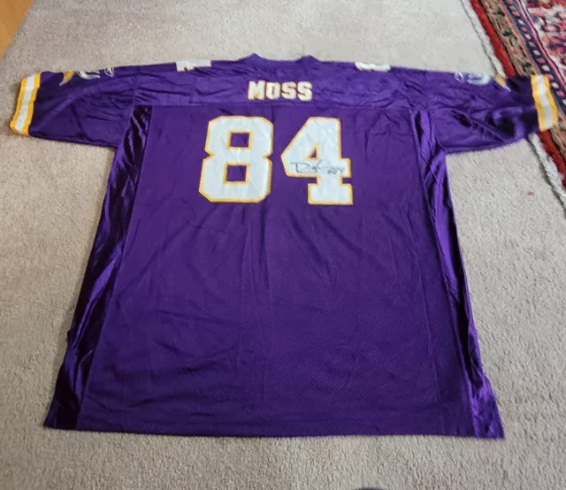 Randy Moss #84  Minnesota Vikings Signed Jersey Autographed given Anthony Carter