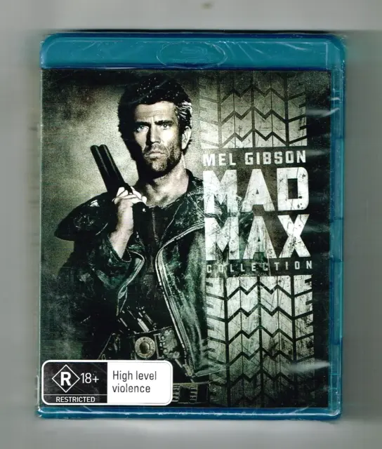 Mad Max Trilogy Blu-ray (Mel Gibson) 3-Movie Collection - Brand New & Sealed