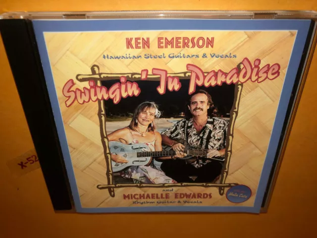 Ken Emerson and Michaelle Edwards CD Swingin In Paradise hawaiian steel guitars