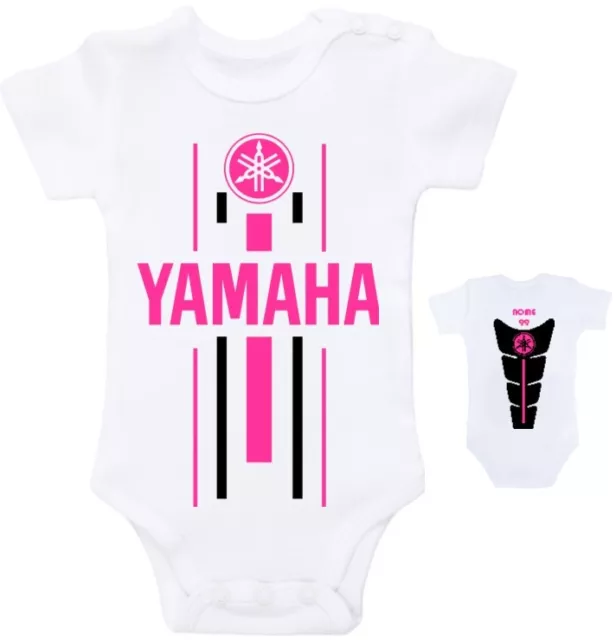 Body Neonata Yamaha Personalizzato Con Nome E Numero