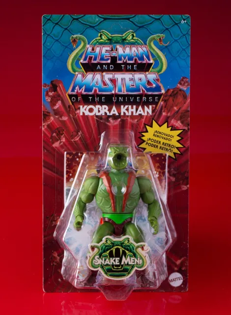 Masters of the Universe MOTU He-Man Origins Kobra Khan Latin Doppellogo MOC