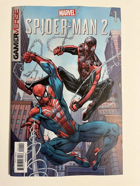 Spider-Man 2: Gamerverse #1 FCDB Promo Peter & Miles 1st app of The Hood NM+