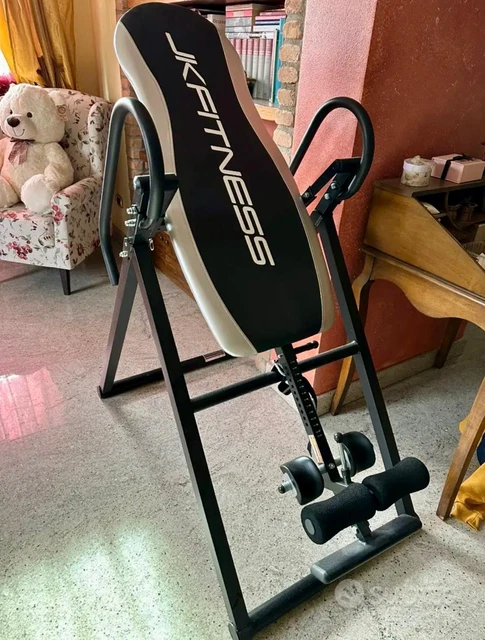Panca Ad Inversione Gravity FFitness | 4 Angoli Inversione | Fino A 150kg | Schienale Memory Foam | Per Mal Di Schiena E Allenamento