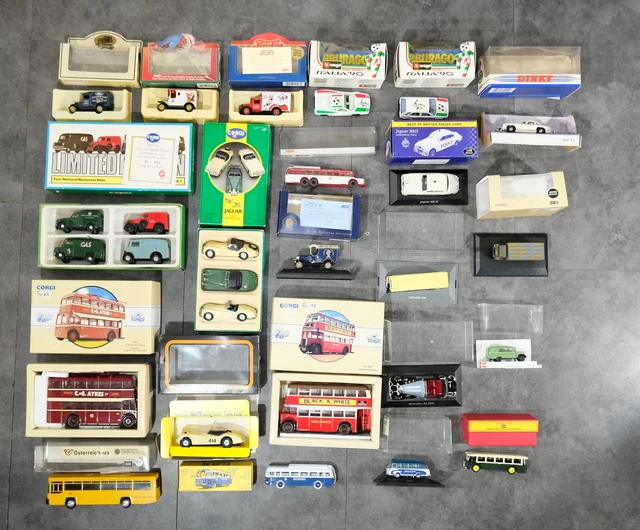 Diecast Corgi Atlas Lledo Dinky Vans Bus Commercial Classic cars Joblot Models
