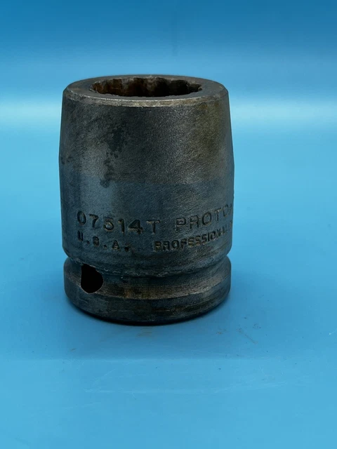 Proto 7/8''  Impact Socket 12 Point  3/4'' Drive 07514T Automotive Aviation Tool