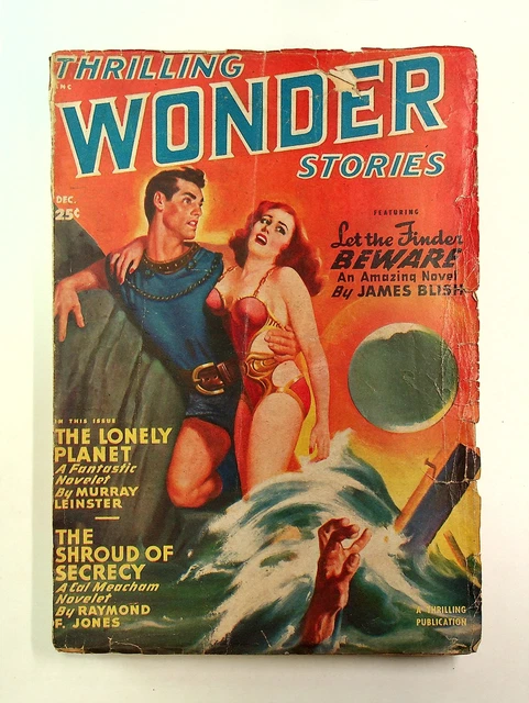Thrilling Wonder Stories Pulp Dec 1949 Vol. 35 #2 GD