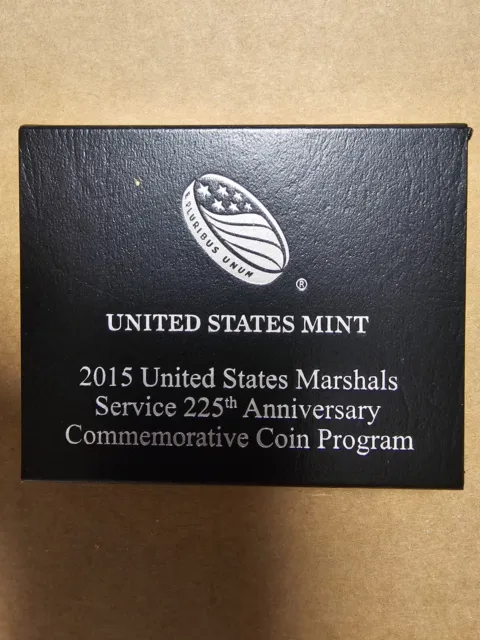 2015 US Marshals Service 225th Anniversary Commemorative Proof Half Dollar W/OGP